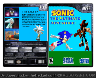 Sonic: The Ultimate Adventure box art cover