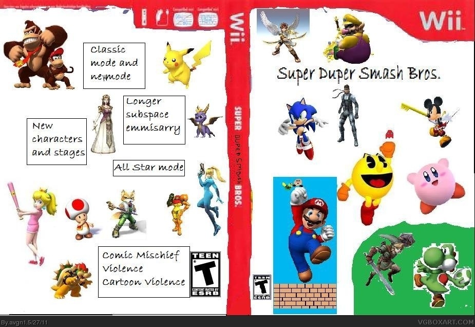Super Duper Smash Bros. box cover