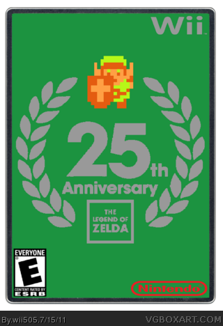 The Legend of Zelda's 25th Anniversary box art cover
