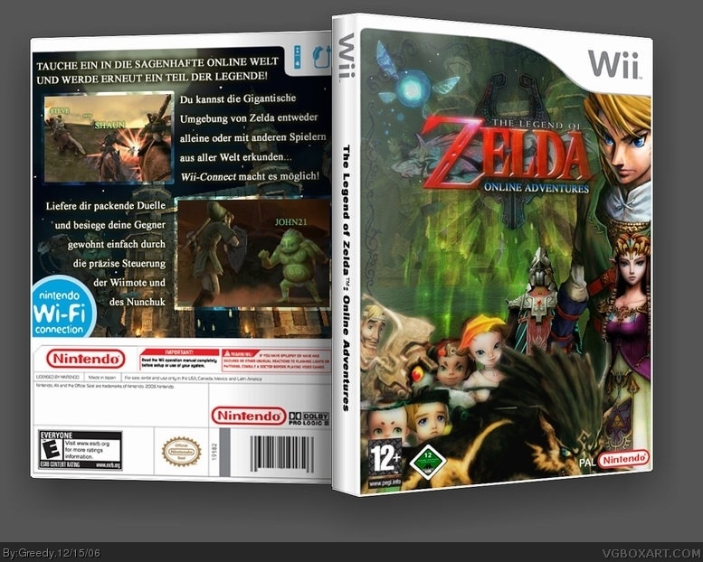 The Legend of Zelda - Online Adventures box cover