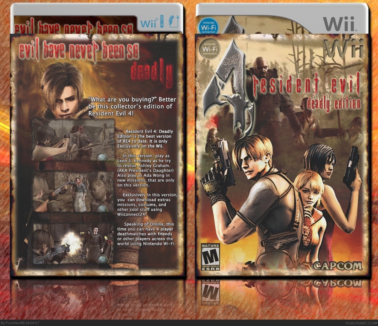 Resident Evil 4 Deadly Edition box cover