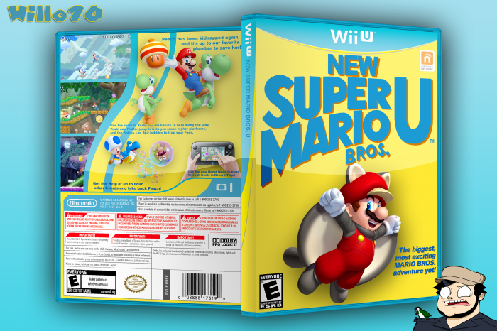 New Super Mario Bros. U box art cover