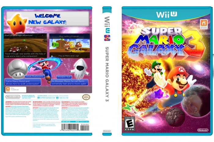 Super Mario Galaxy 3 box art cover