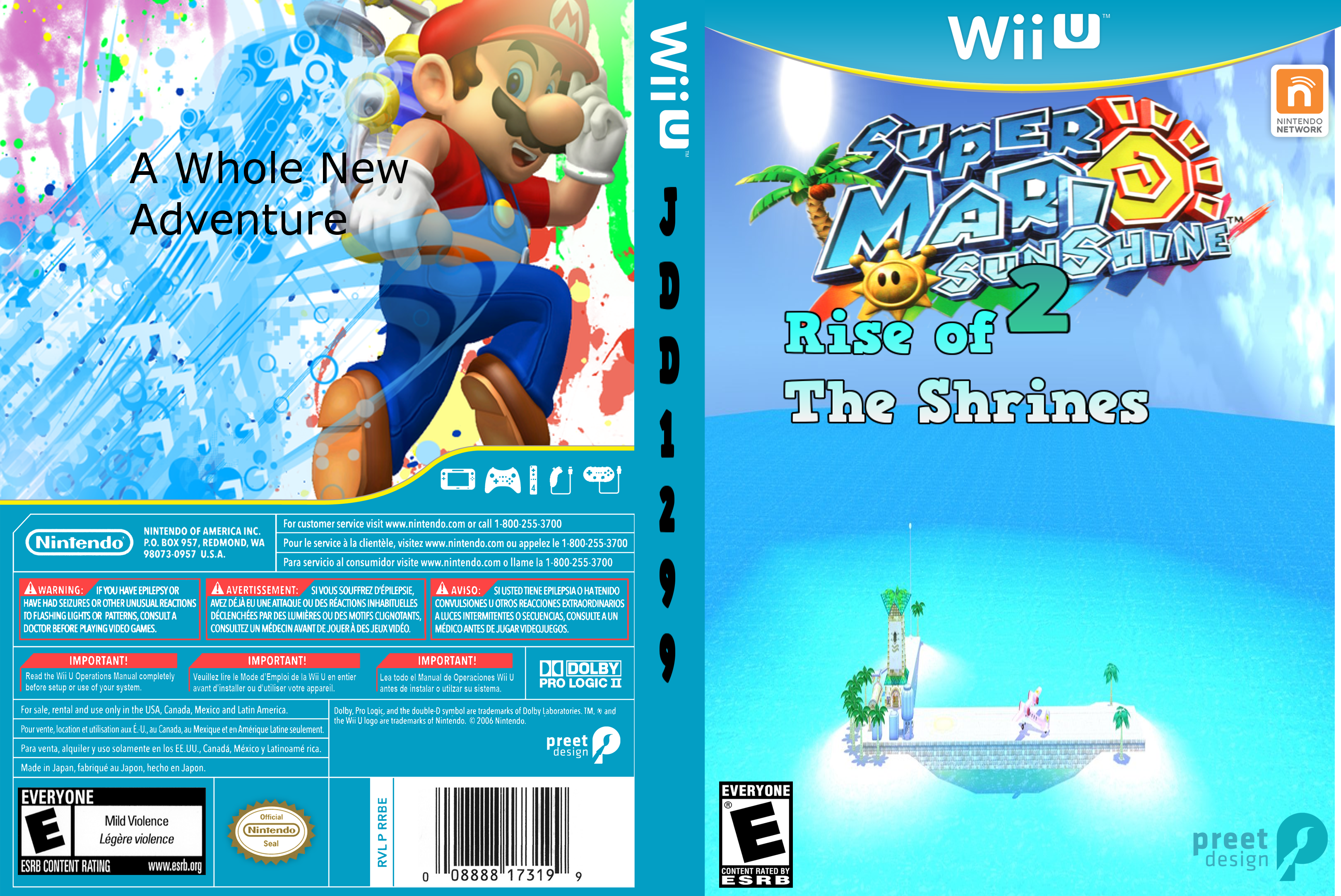 Super Mario Sunshine 2: Rise of The Shrines box cover
