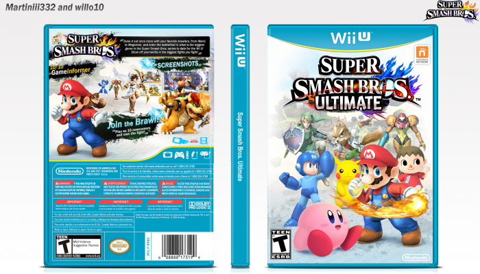 Super Smash Bros Ultimate box art cover
