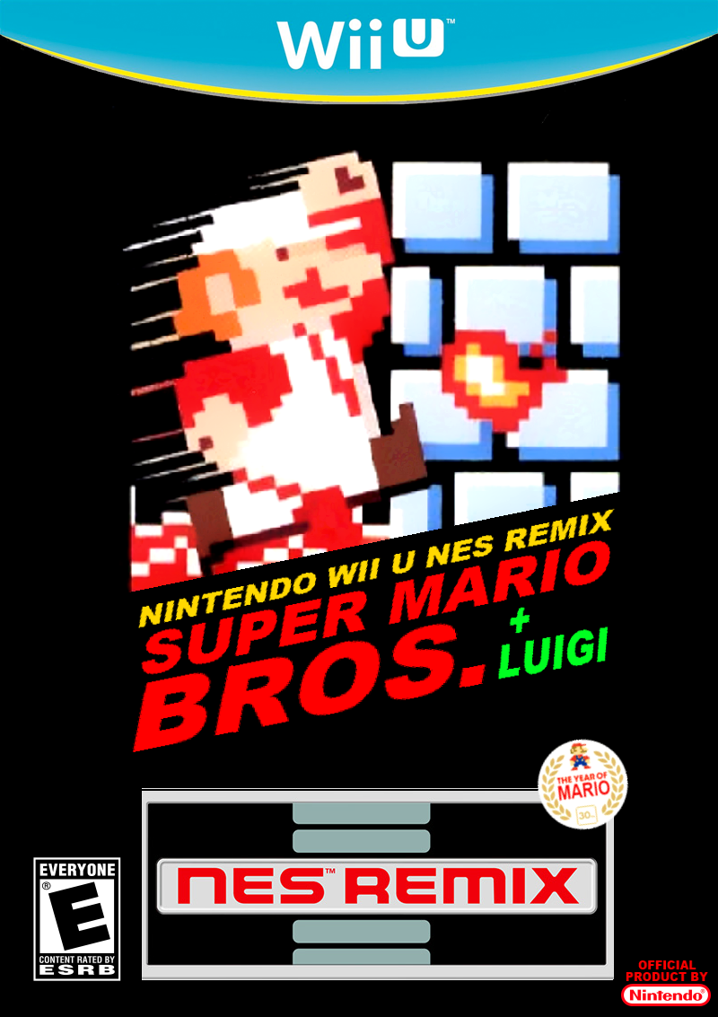 Super Mario Bros. + Luigi: NES Remix box cover