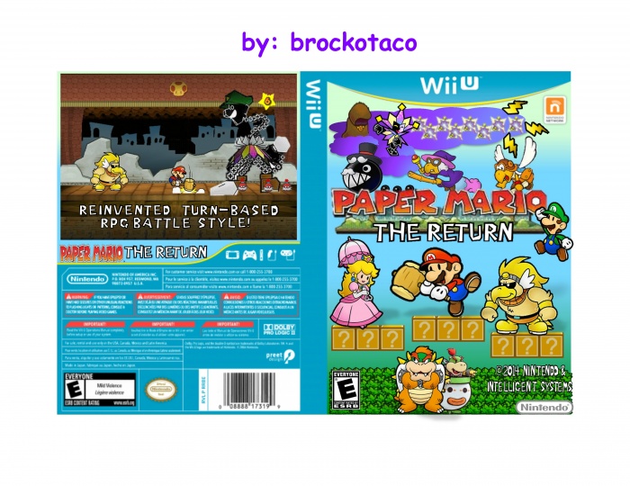 Paper Mario: The Return box art cover