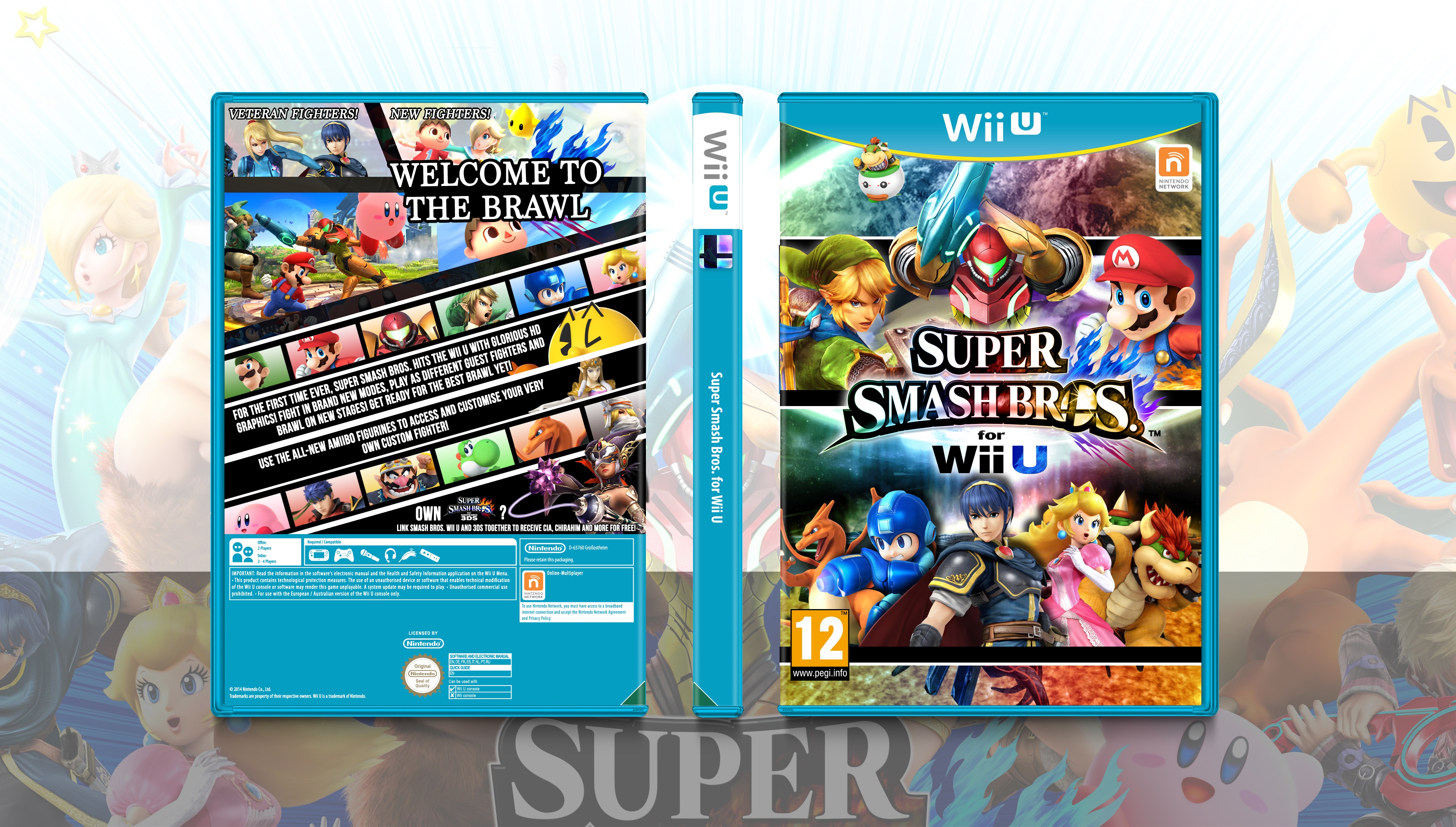 Super Smash Bros. for Wii U box cover