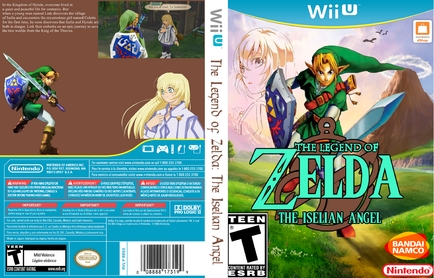 The Legend of Zelda: The Iselian Angel box cover