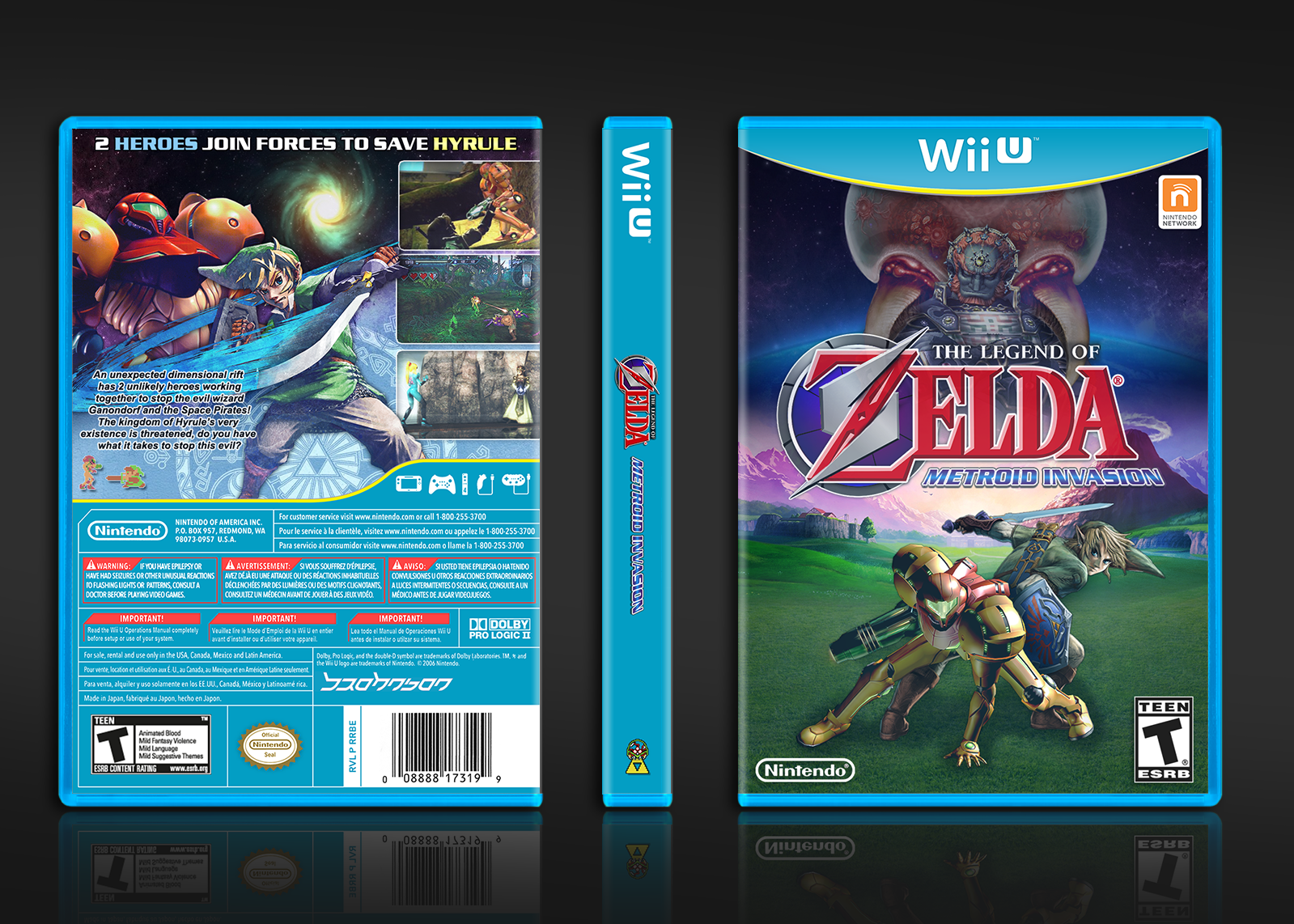 The Legend of Zelda: Metroid Invasion box cover