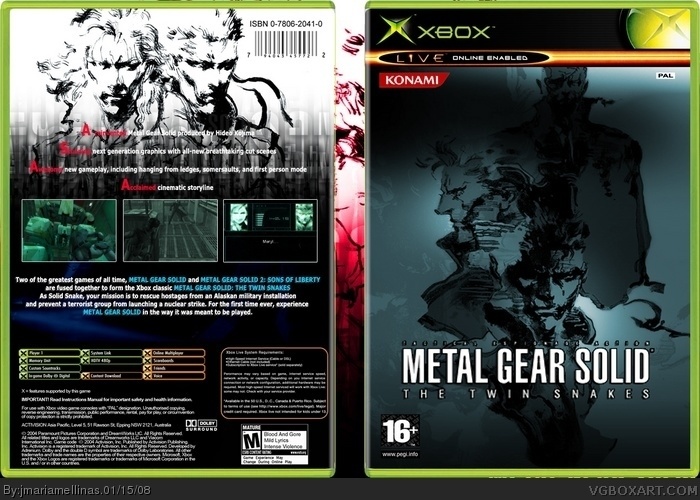 Metal Gear Solid The Twin Snakes box art cover