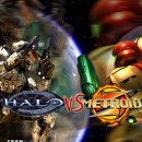 Halo vs Metroid Box Art Cover