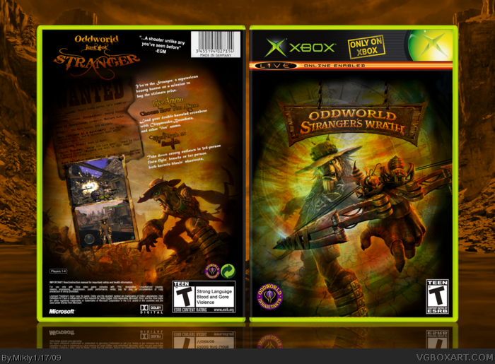 Oddworld Stranger's Wrath box art cover