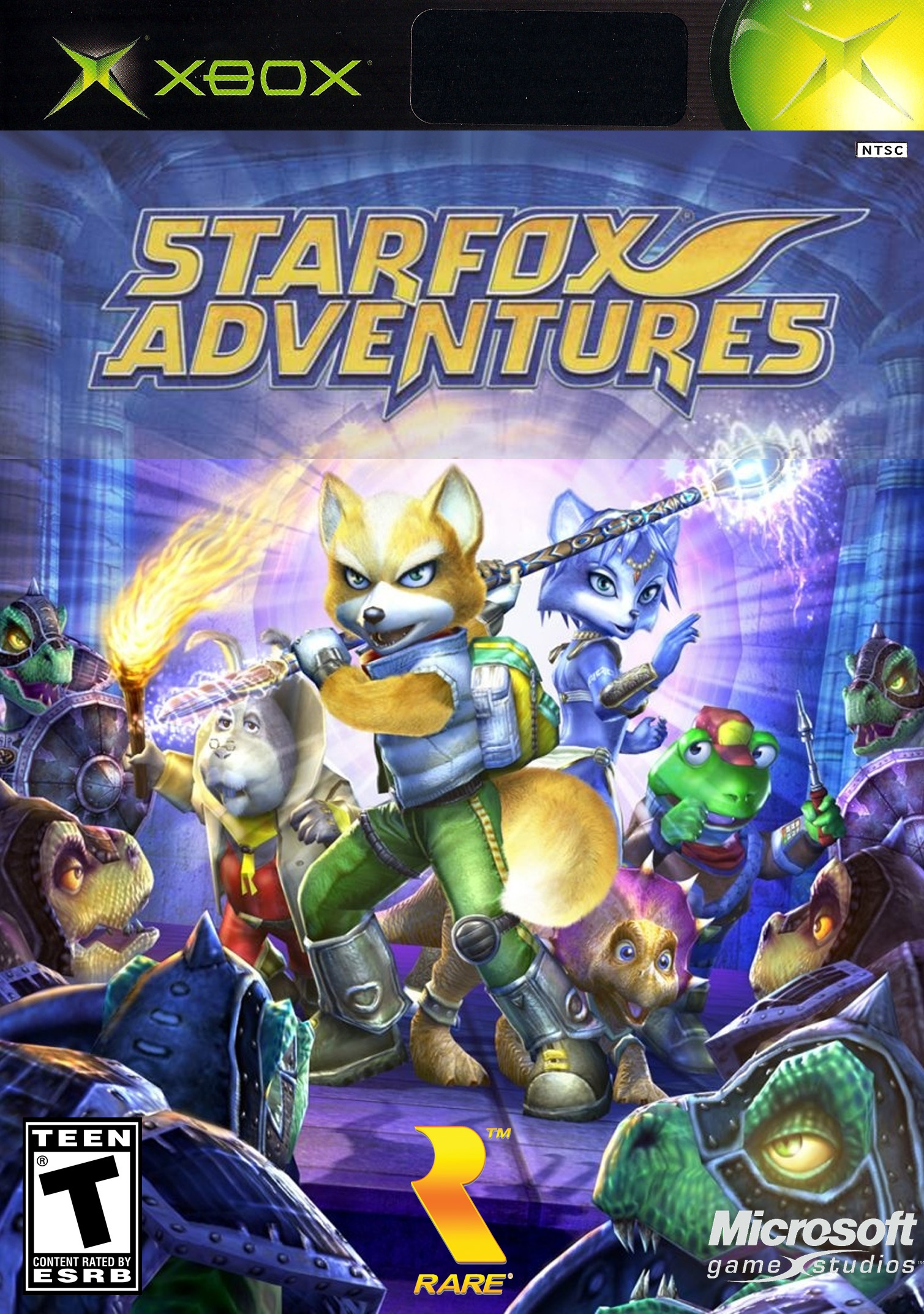 Starfox Adventures box cover