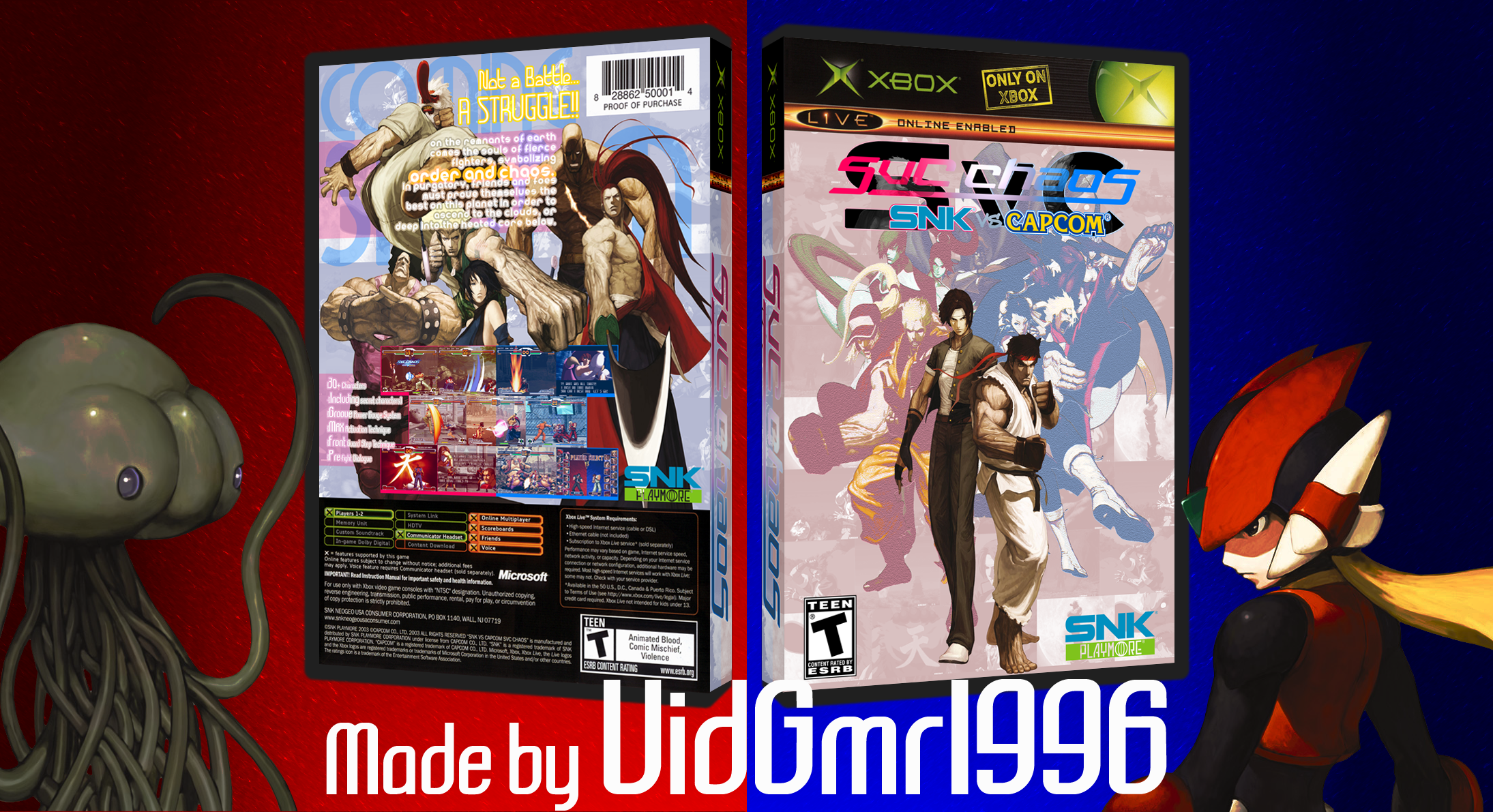 SVC Chaos: SNK Versus Capcom box cover