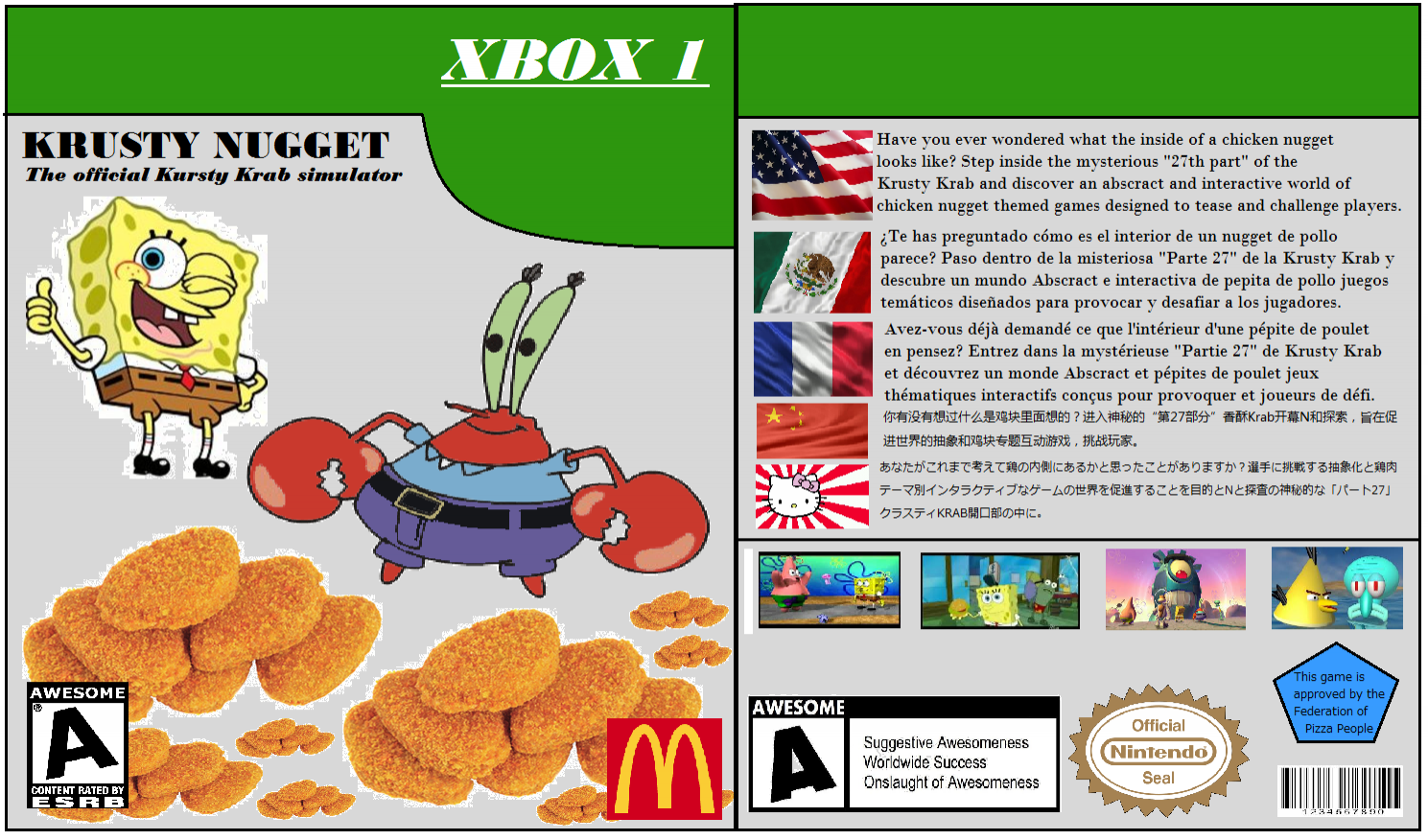 Krusty Nugget box cover