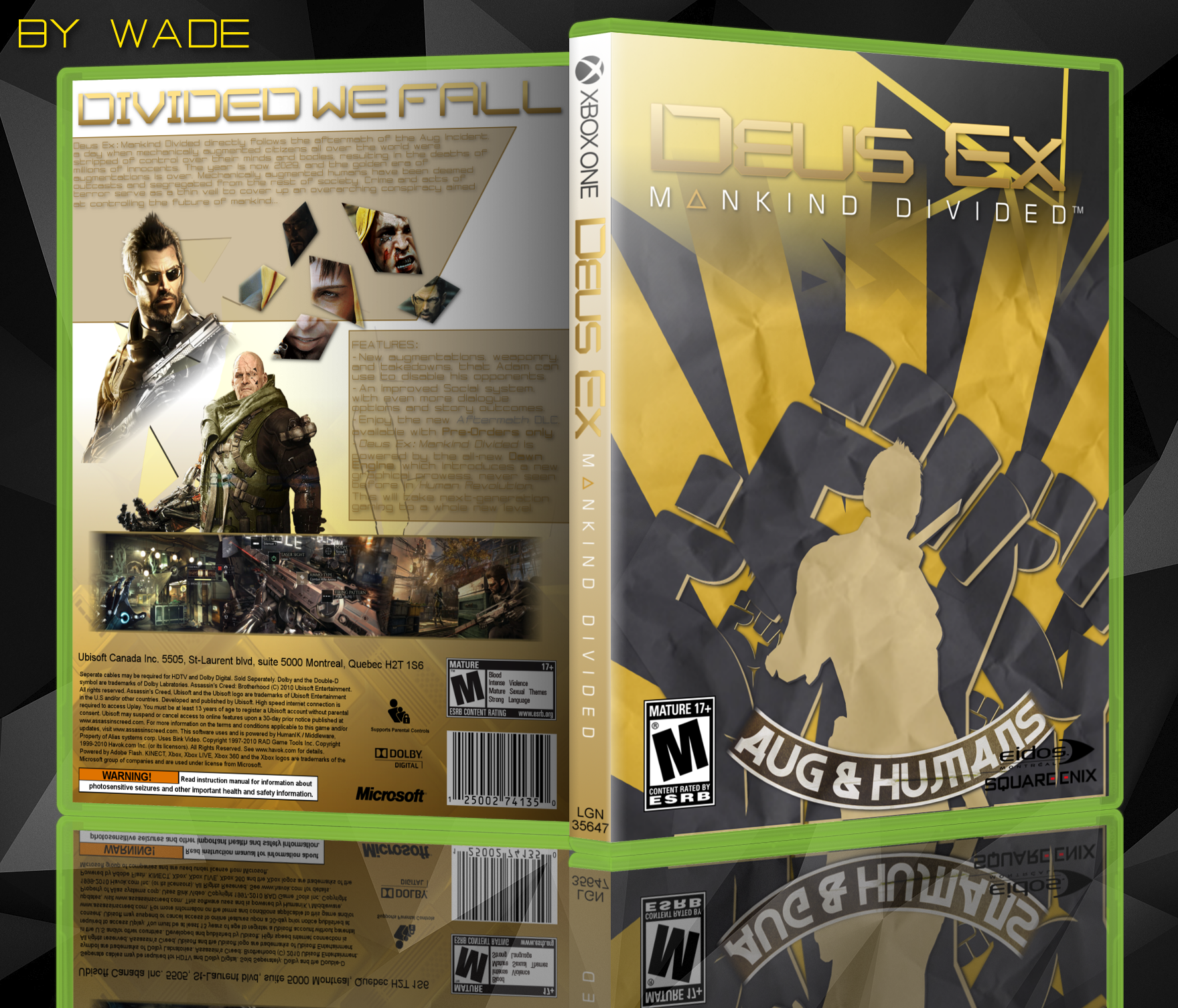 Deus Ex: Mankind Divided box cover