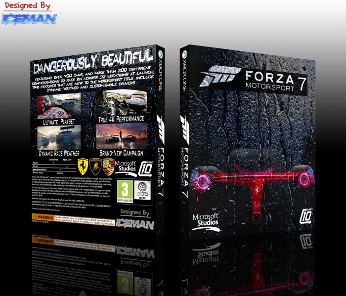 Forza Motorsport 7 box art cover