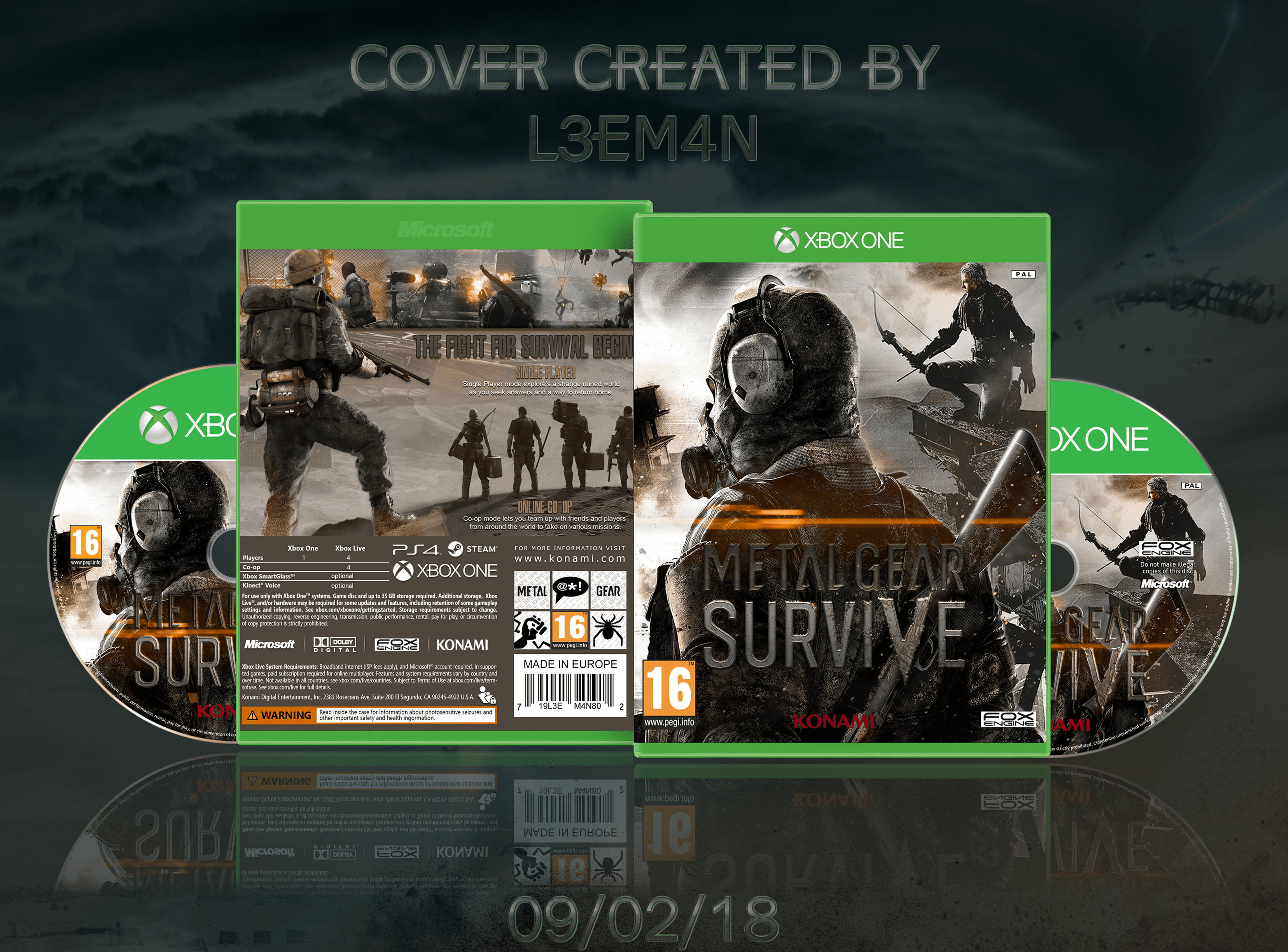 Metal Gear Survive box cover
