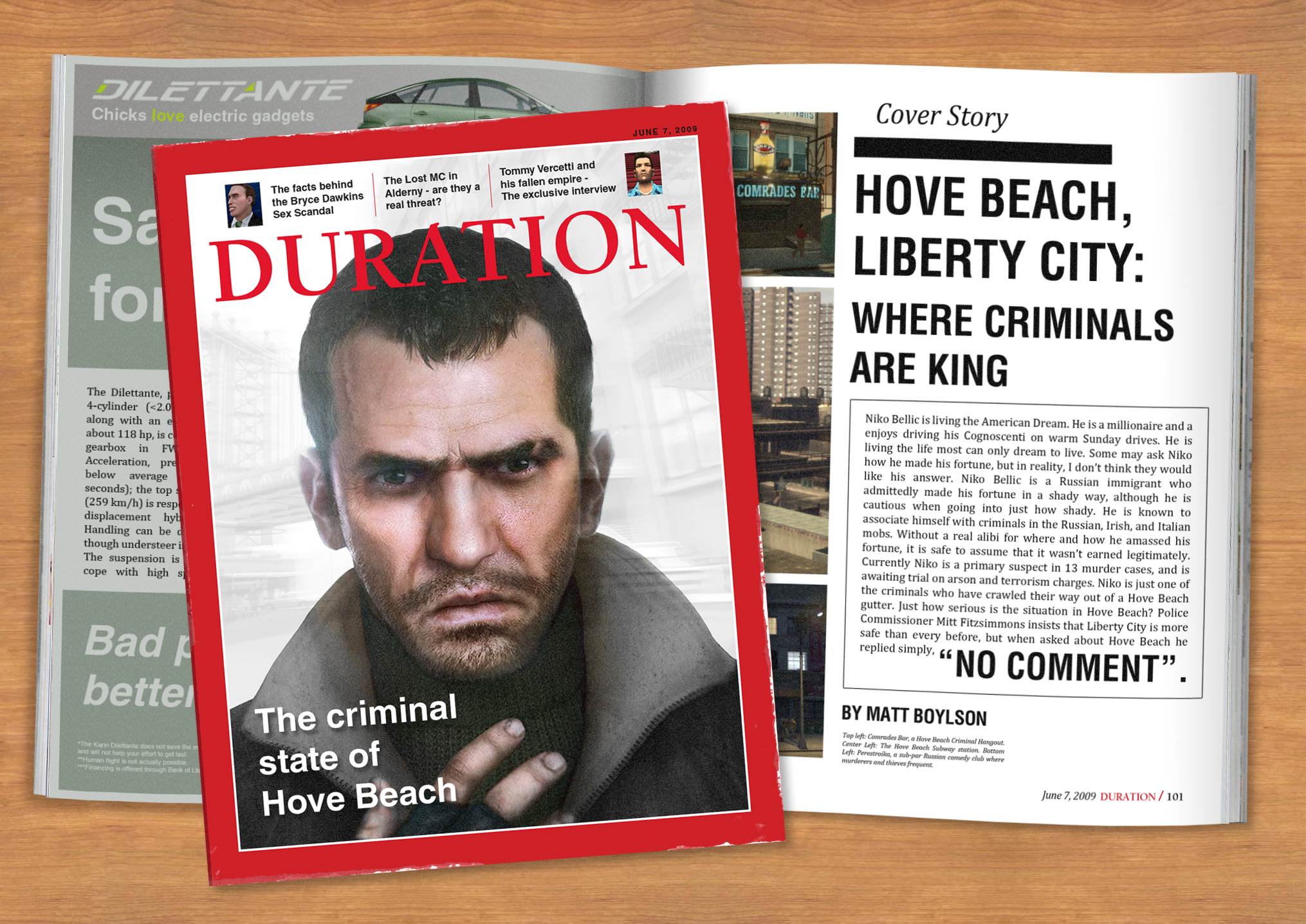 Duration Magazine: GTA IV box cover